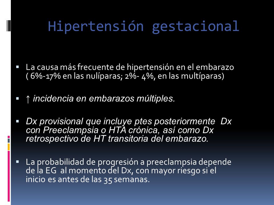 En el de causas la embarazo hipertension
